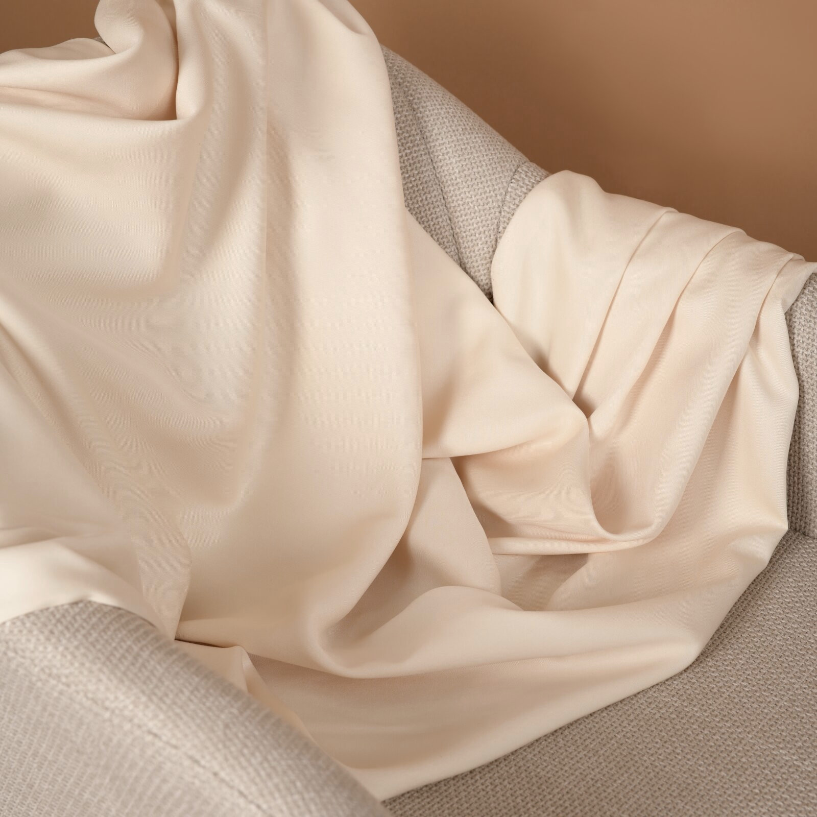 Solid twill viscose - Ivory