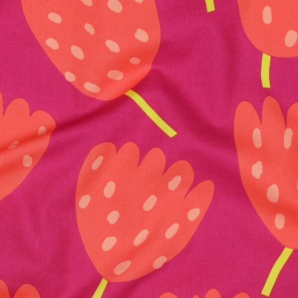 Nerida Hansen Fine Cotton Poplin - Tulips Pink